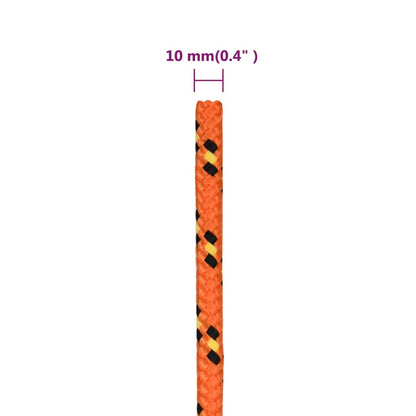 Corda per barca Arancione 10 mm 250 m in Polipropilene