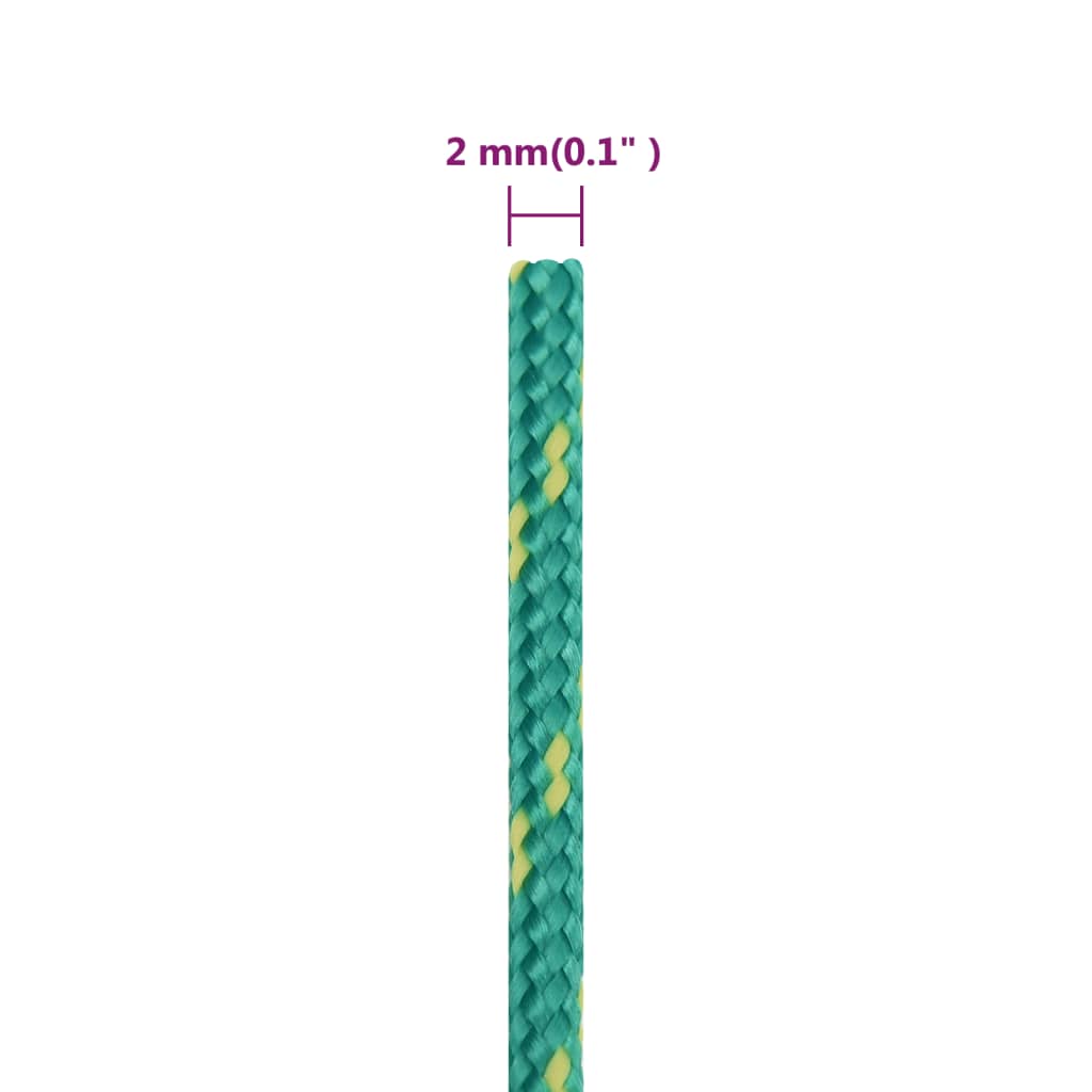 Corda per barca Verde 2 mm 50 m in Polipropilene