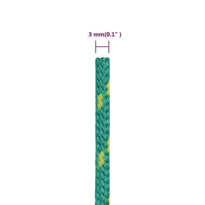 Corda per barca Verde 3 mm 25 m in Polipropilene