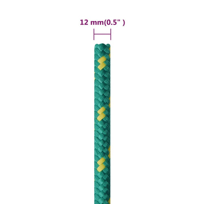 Corda per barca Verde 12 mm 25 m in Polipropilene