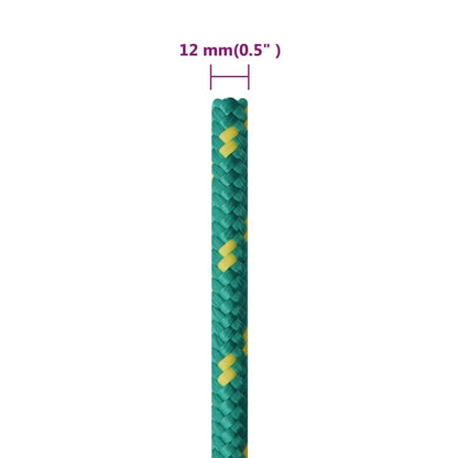 Corda per barca Verde 12 mm 50 m in Polipropilene