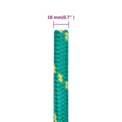 Corda per barca Verde 18 mm 25 m in Polipropilene