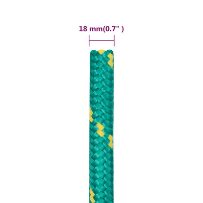 Corda per barca Verde 18 mm 50 m in Polipropilene