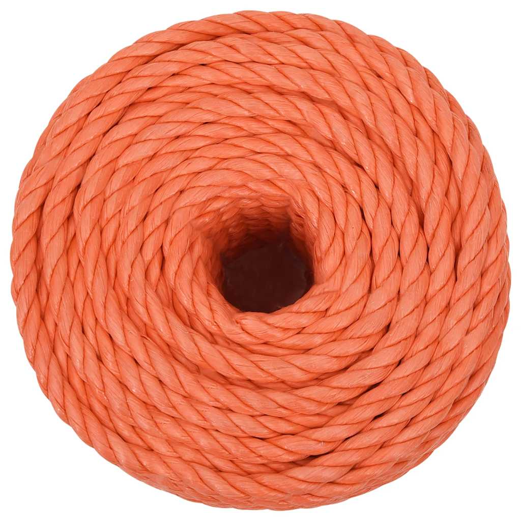 Corda da Lavoro Arancione 24 mm 50 m in Polipropilene