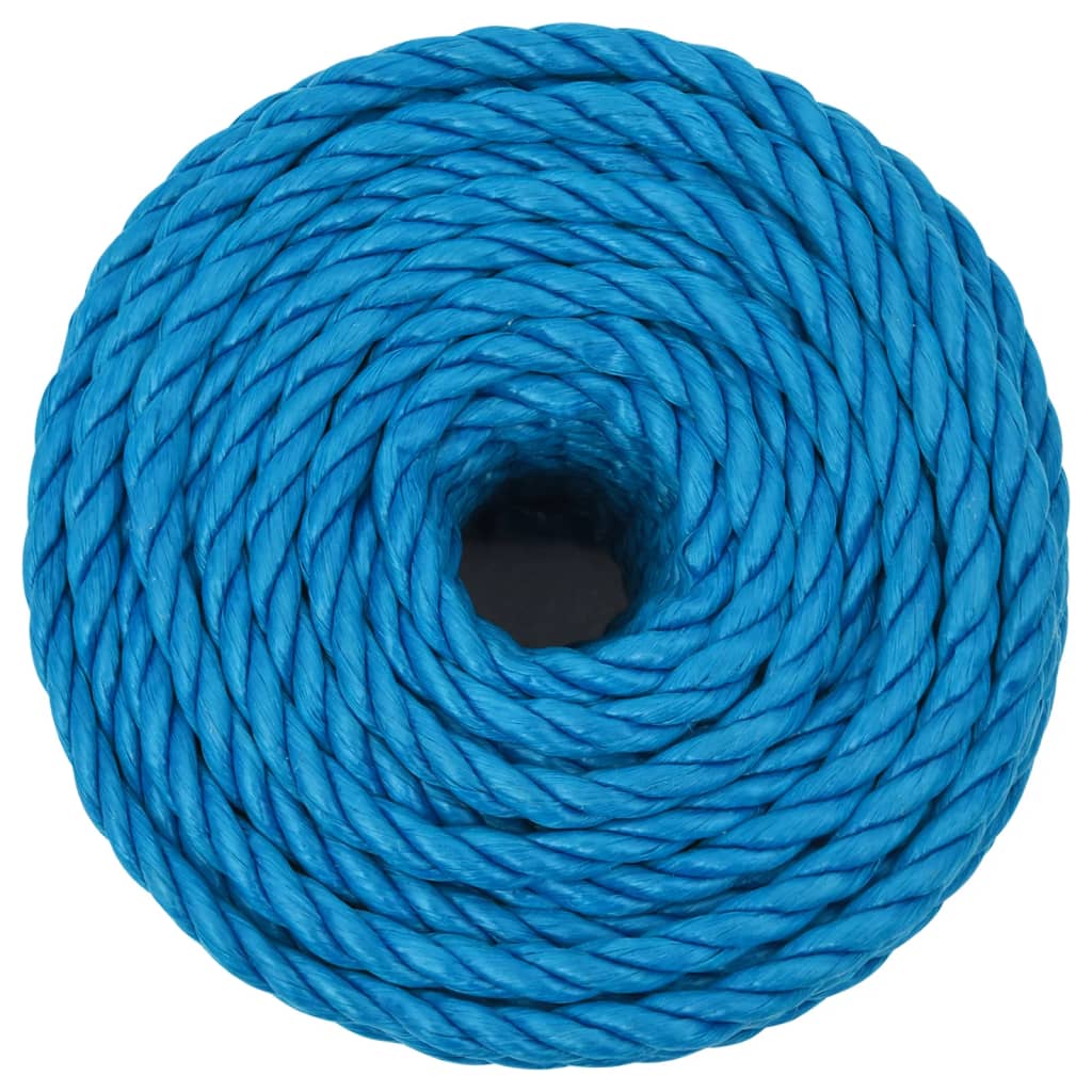 Corda da Lavoro Blu 12 mm 25 m in Polipropilene