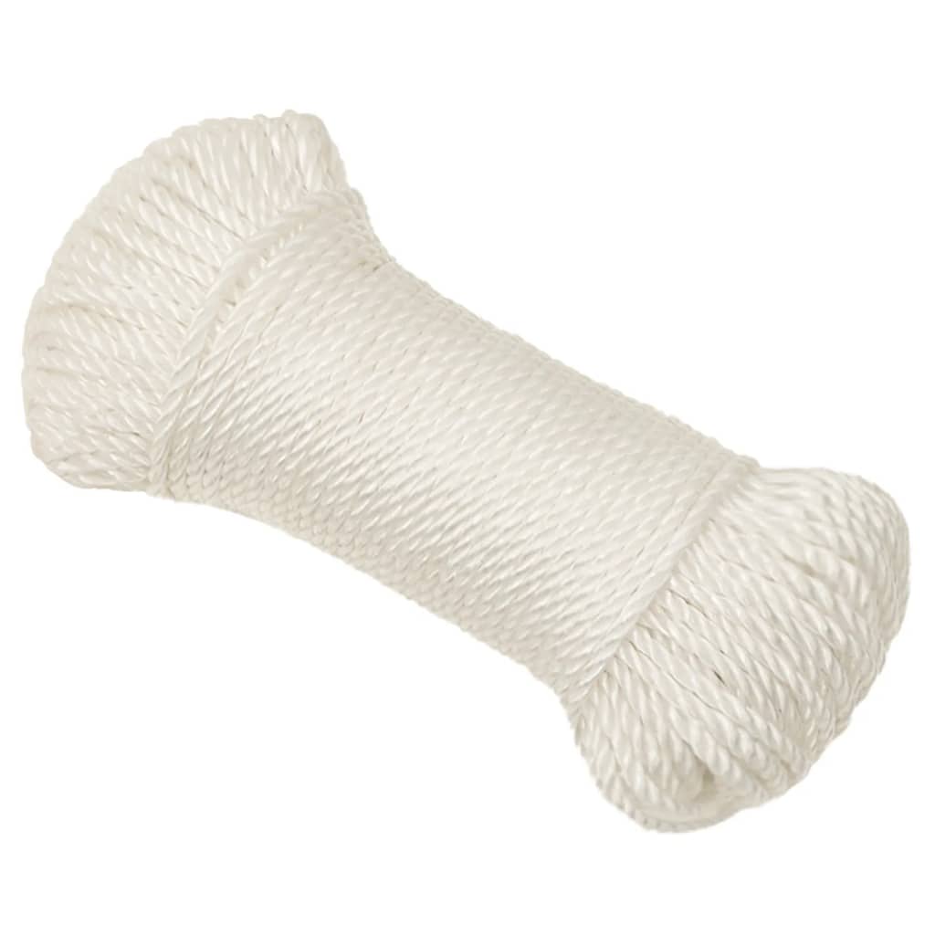 Corda da Lavoro Bianca 6 mm 25 m in Polipropilene | homemem39