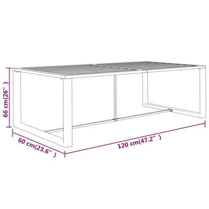 Set Divani da Giardino 6 pz con Cuscini in Alluminio Antracite | homemem39