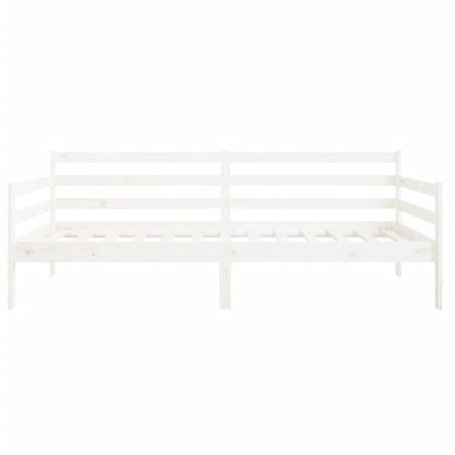 Dormeuse senza Materasso Bianca 90x190 cm Legno Massello Pino | homemem39