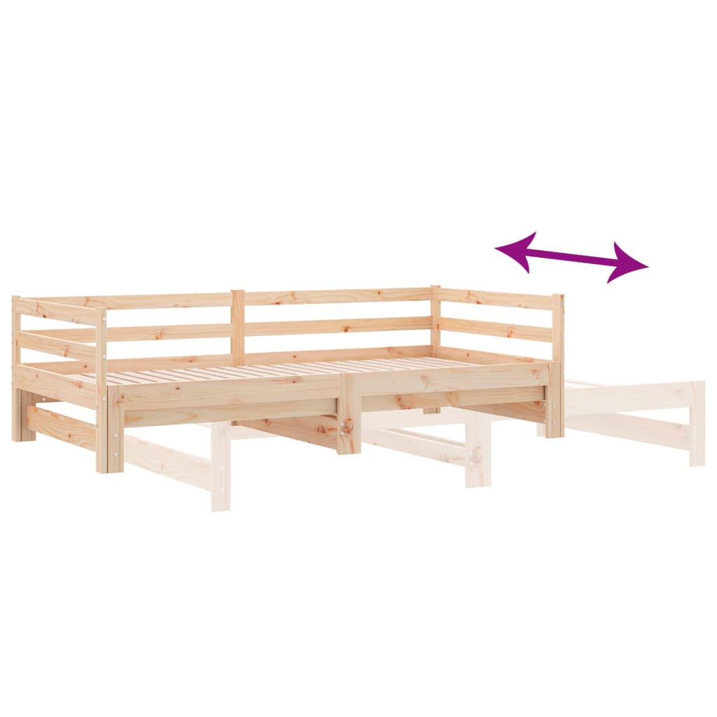 Lettino Estraibile senza Materasso 90x190 cm | homemem39
