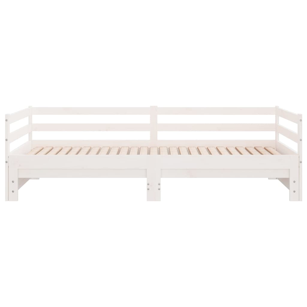 Lettino Estraibile Senza Materasso Bianco 90x190 cm | homemem39