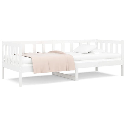 Dormeuse senza Materasso Bianca 80x200 cm Legno Massello Pino | homemem39