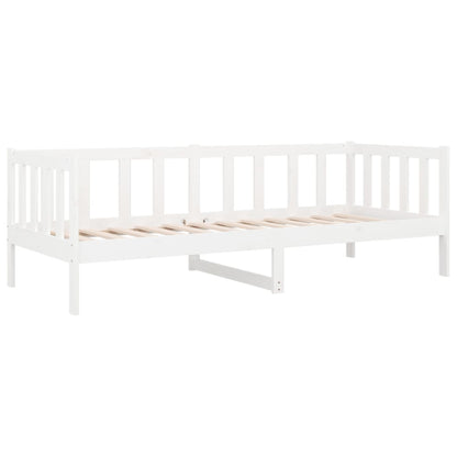 Dormeuse senza Materasso Bianca 80x200 cm Legno Massello Pino - homemem39
