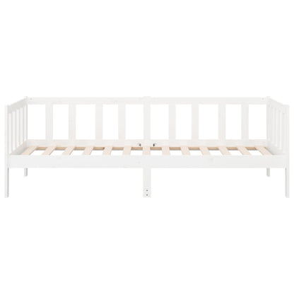 Dormeuse senza Materasso Bianca 80x200 cm Legno Massello Pino | homemem39