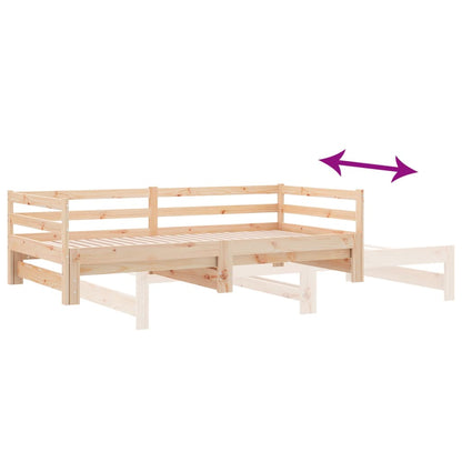 Lettino Estraibile senza Materasso 80x200 cm | homemem39