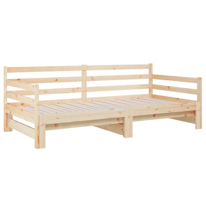 Dormeuse Estraibile 2x(80x200) cm in Legno Massello di Pino | homemem39