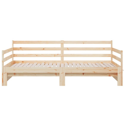 Dormeuse Estraibile 2x(80x200) cm in Legno Massello di Pino | homemem39