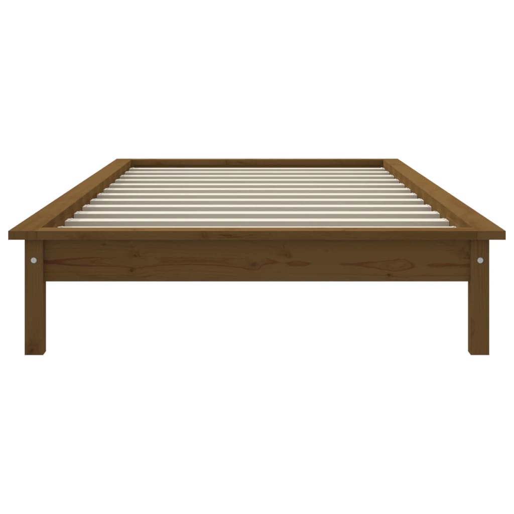 Giroletto senza Materasso Ambra 90x200cm Legno Massello - homemem39
