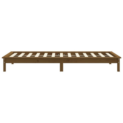 Giroletto senza Materasso Ambra 90x200cm Legno Massello - homemem39