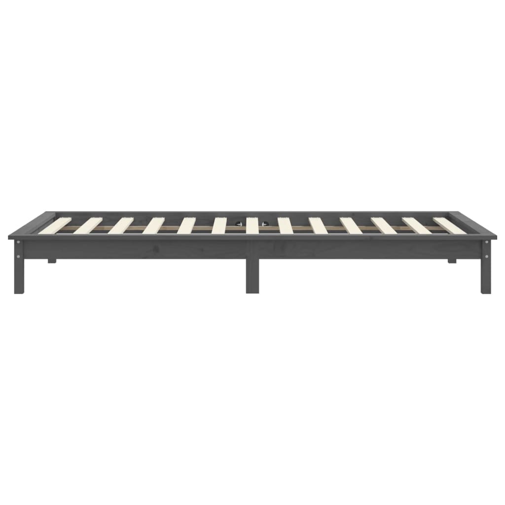 Giroletto Grigio 100x200 cm in Legno Massello di Pino | homemem39