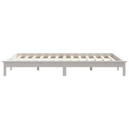 Giroletto Bianco 120x200 cm in Legno Massello di Pino - homemem39