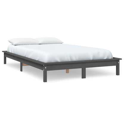 Giroletto Grigio 140x190 cm in Legno Massello di Pino | homemem39