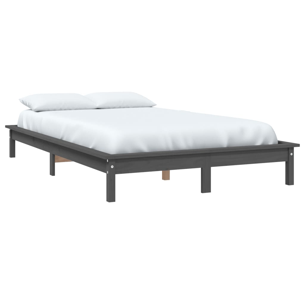 Giroletto Grigio 140x190 cm in Legno Massello di Pino | homemem39