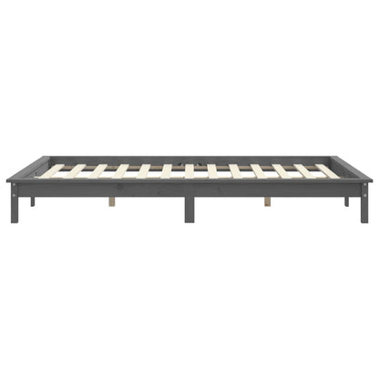 Giroletto Grigio 140x190 cm in Legno Massello di Pino | homemem39