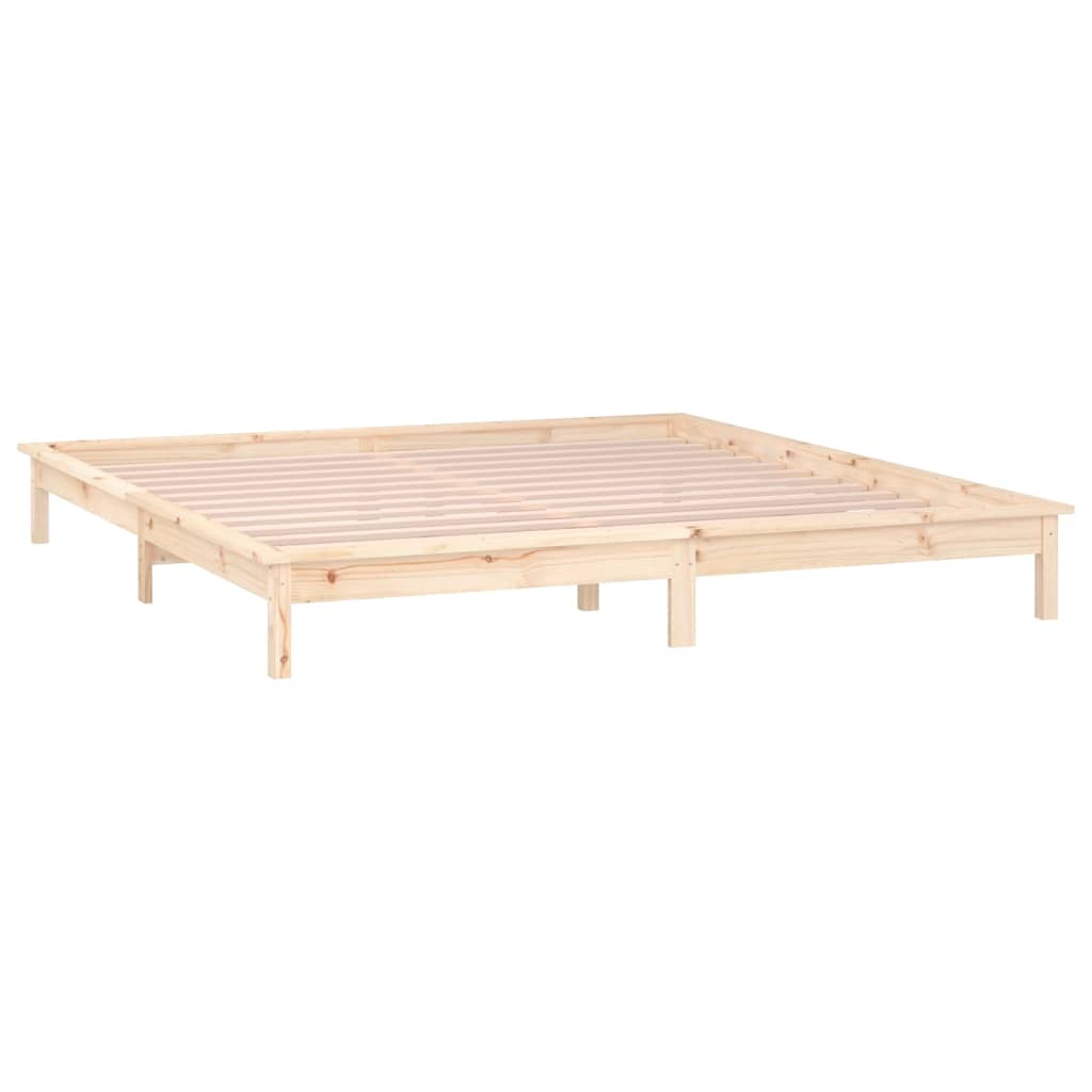 Giroletto con LED 140x200 cm in Legno Massello | homemem39