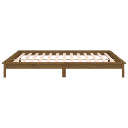 Miele LED bed frame 180x200 cm Super King in Solid Wood
