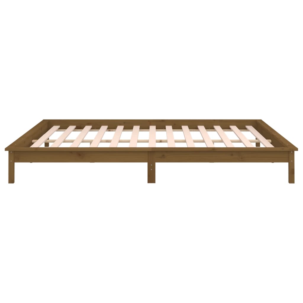 Giroletto con LED senza Materasso Ambra 140x190 Legno Massello | homemem39