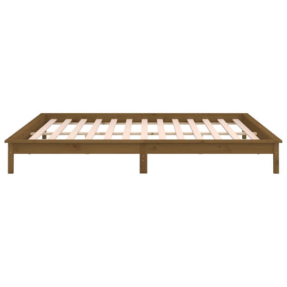 Giroletto con LED senza Materasso Ambra 140x190 Legno Massello | homemem39