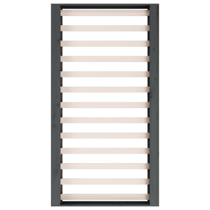 Giroletto Grigio 75x190 cm Small Single in Legno Massello - homemem39