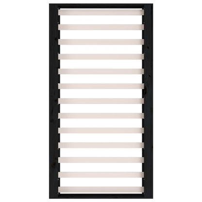 Giroletto Nero 135x190 cm Double in legno Massello - homemem39