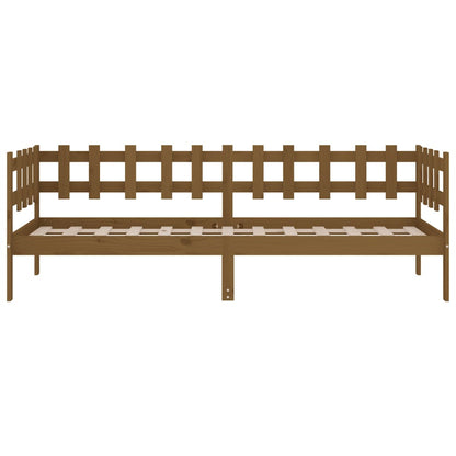 Dormeuse Marrone Ambra 80x200 cm in Legno Massello di Pino | homemem39