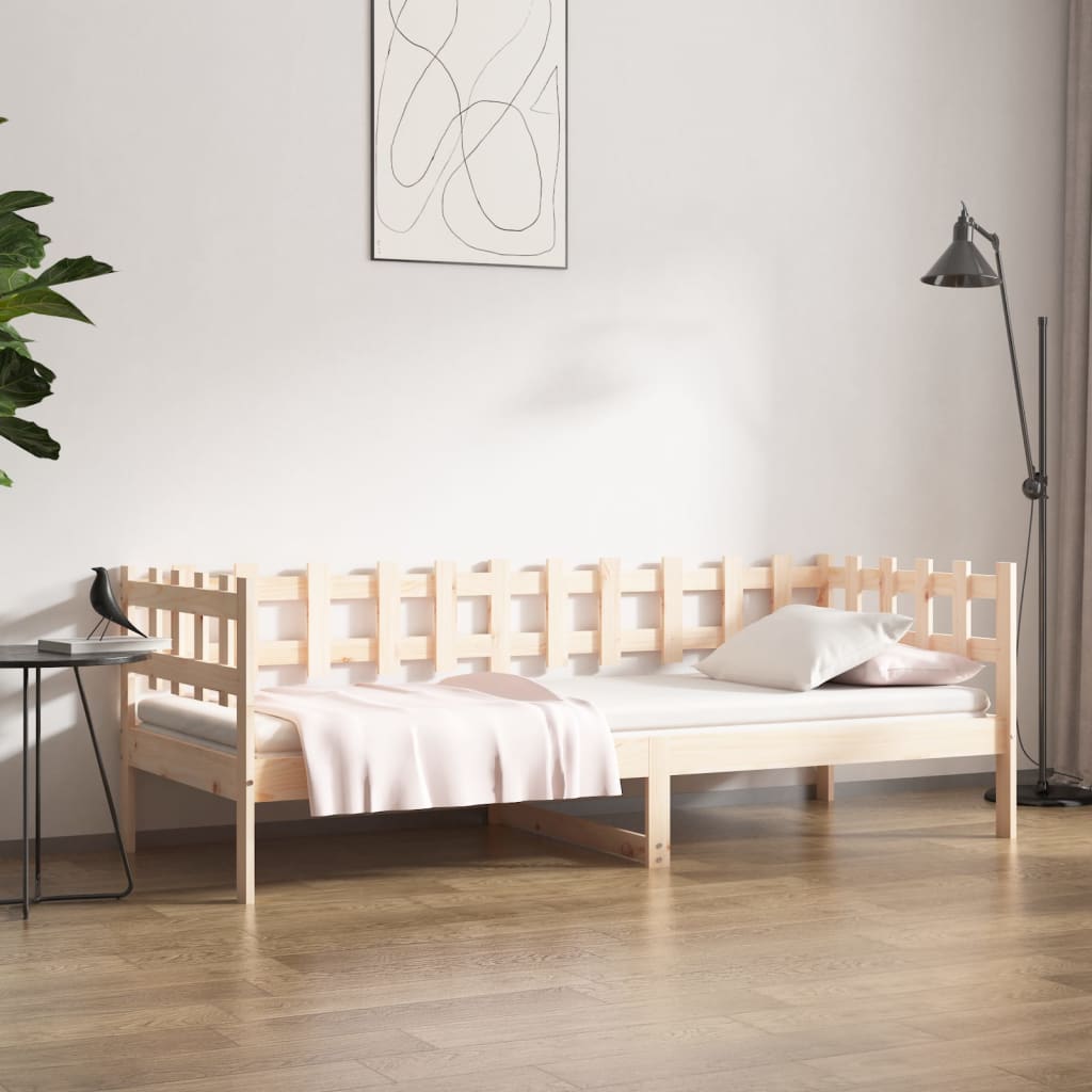 Dormeuse senza Materasso 90x200 cm in Legno Massello di Pino | homemem39