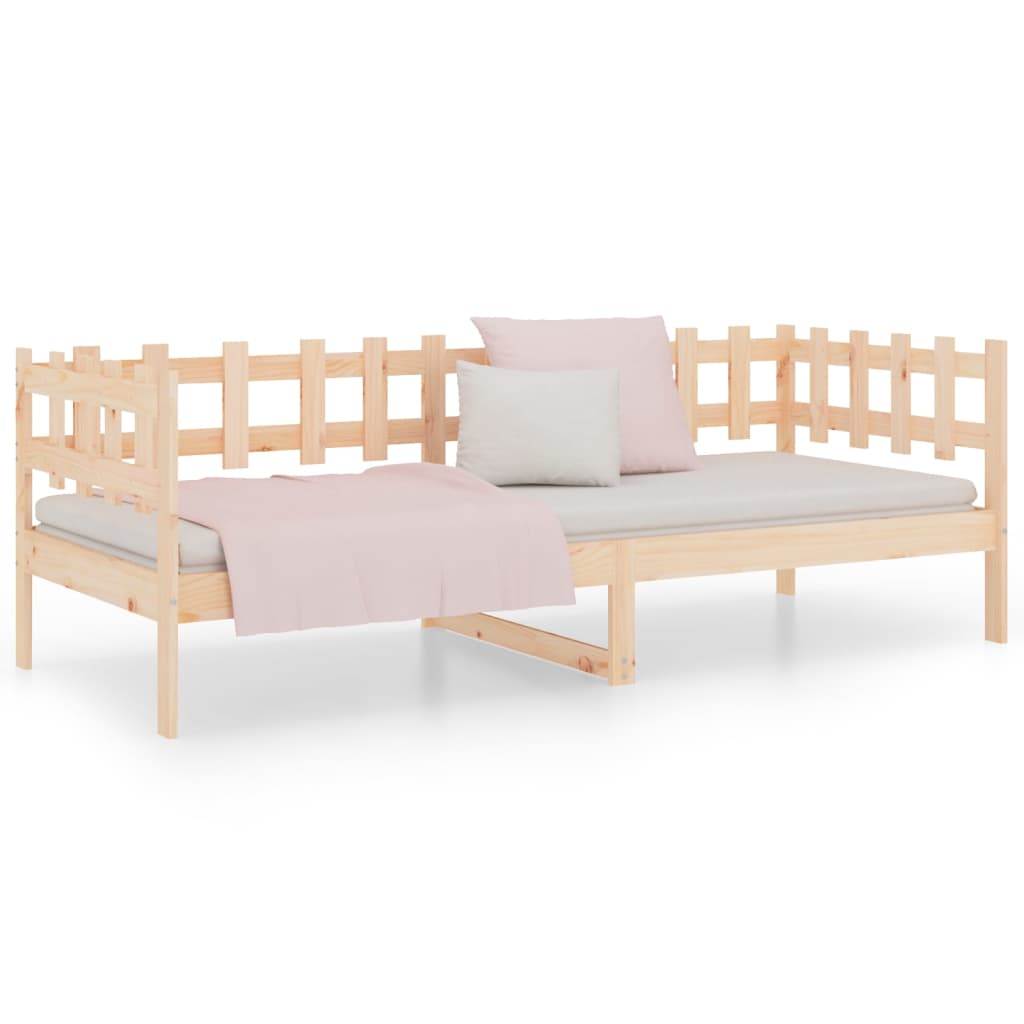 Dormeuse senza Materasso 90x190 cm in Legno Massello di Pino | homemem39