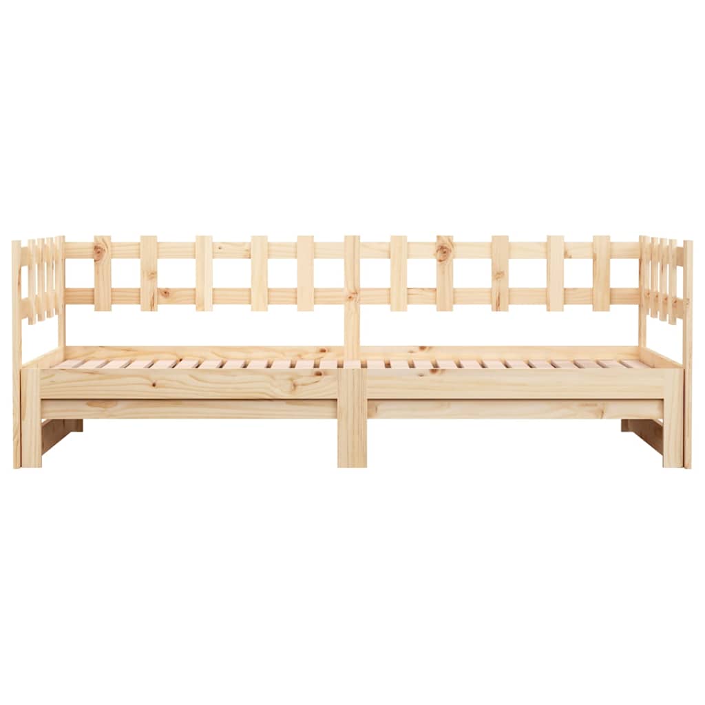 Dormeuse Estraibile 2x(80x200) cm in Legno Massello di Pino | homemem39