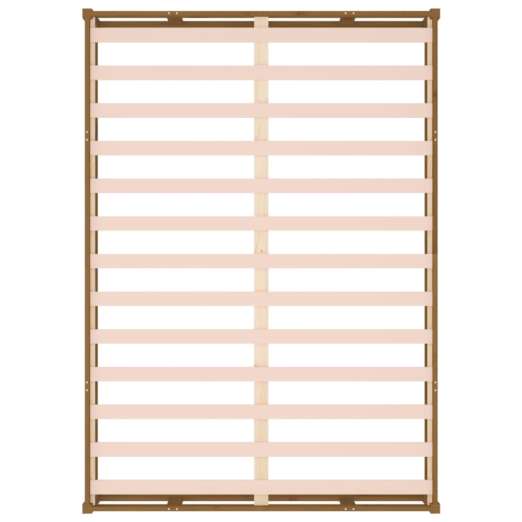 Giroletto Marrone Ambra 120x200 cm in Legno Massello - homemem39