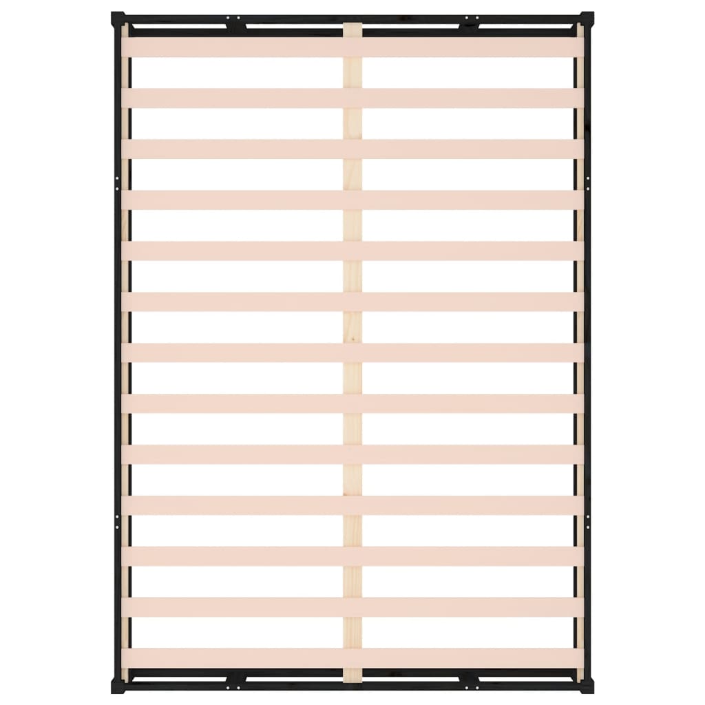 Giroletto Nero 120x200 cm in Legno Massello - homemem39