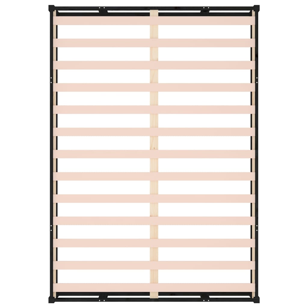 Giroletto Nero 140x200 cm in Legno Massello - homemem39