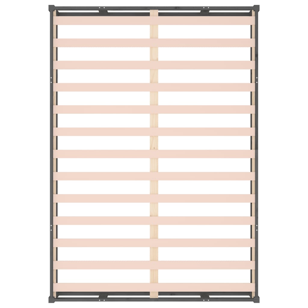 Giroletto Grigio 150x200 cm King in Legno Massello - homemem39