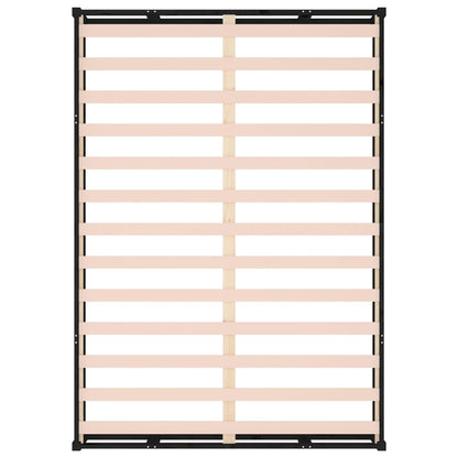 Giroletto Nero 180x200 cm Super King in Legno Massello - homemem39