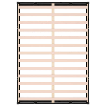 Giroletto Nero 200x200 cm in Legno Massello di Pino - homemem39