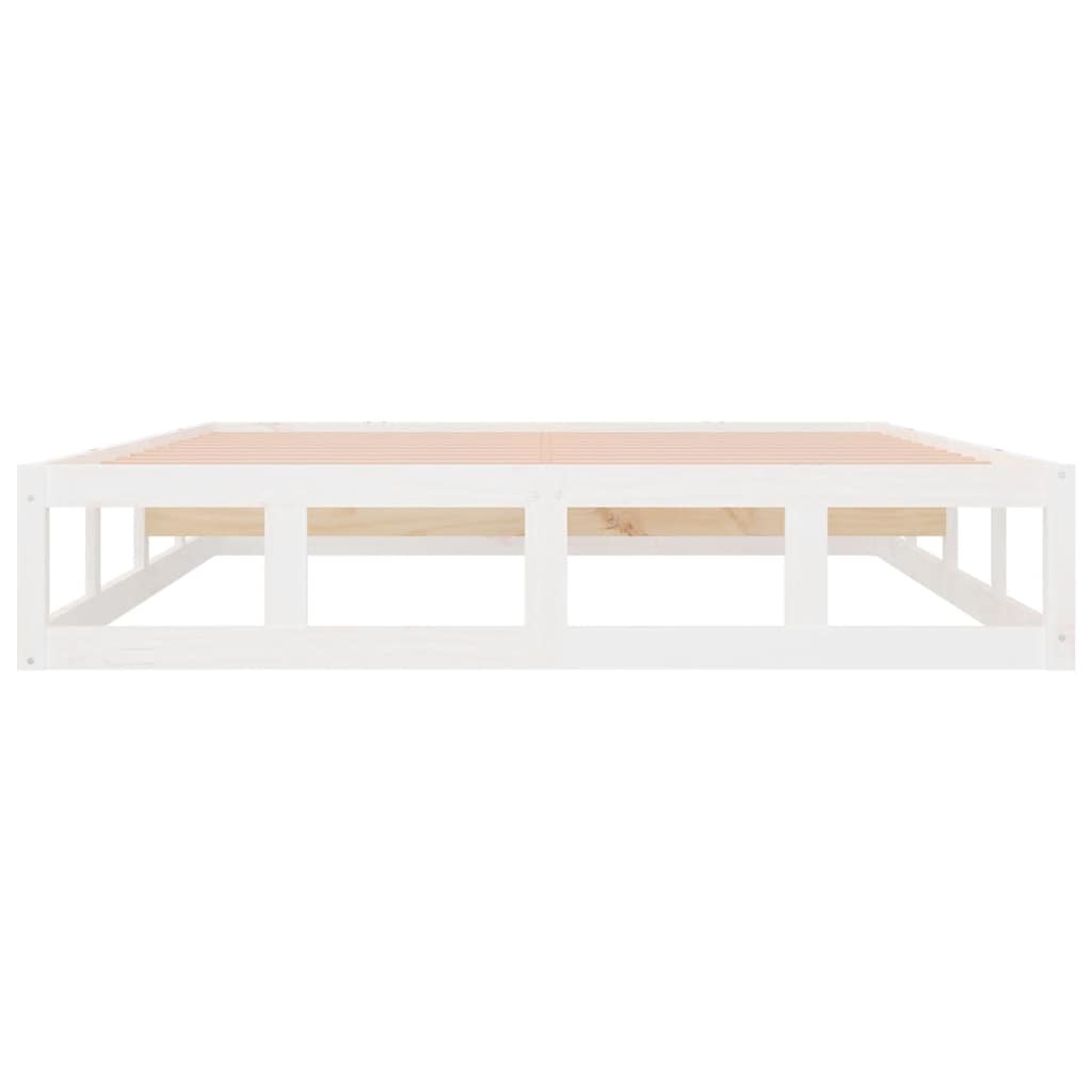 Giroletto Bianco 135x190 cm Double in legno Massello | homemem39