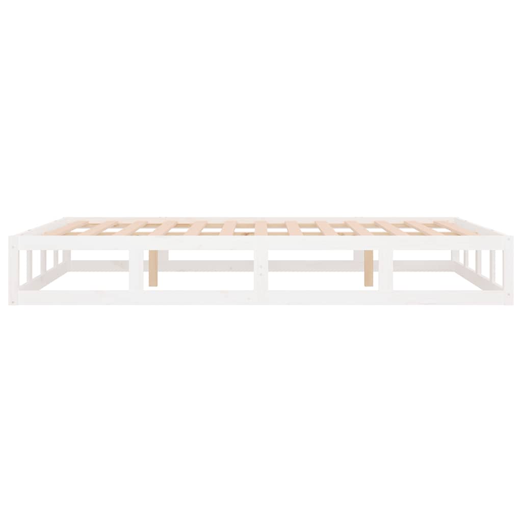 Giroletto Bianco 135x190 cm Double in legno Massello | homemem39