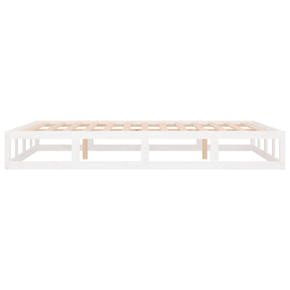 Giroletto Bianco 135x190 cm Double in legno Massello | homemem39