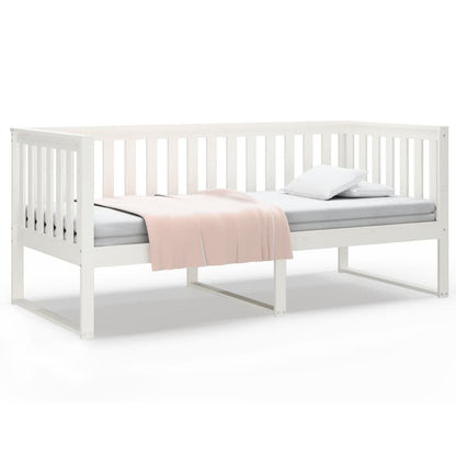 Dormeuse senza Materasso Bianca Legno Massello Pino