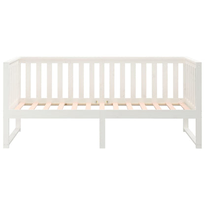 Dormeuse senza Materasso Bianca 80x200 cm Legno Massello Pino - homemem39