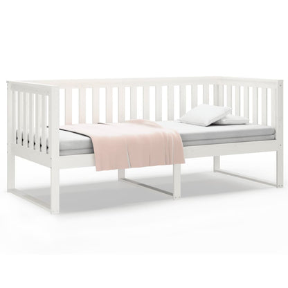 Dormeuse senza Materasso Bianca Legno Massello Pino