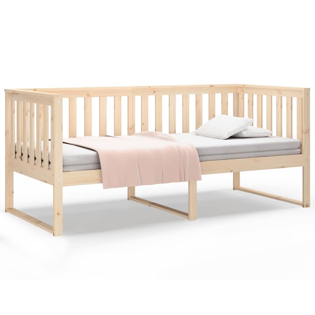 Dormeuse senza Materasso 100x200 cm in Legno Massello di Pino | homemem39